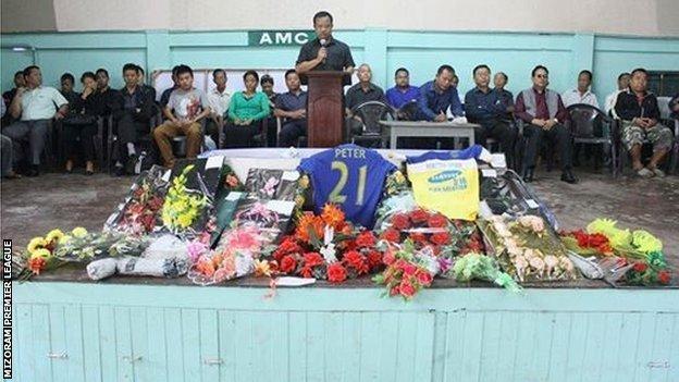 Tributes are paid to Peter Biaksangzuala