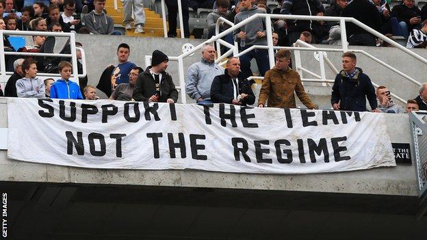 Newcastle supporters