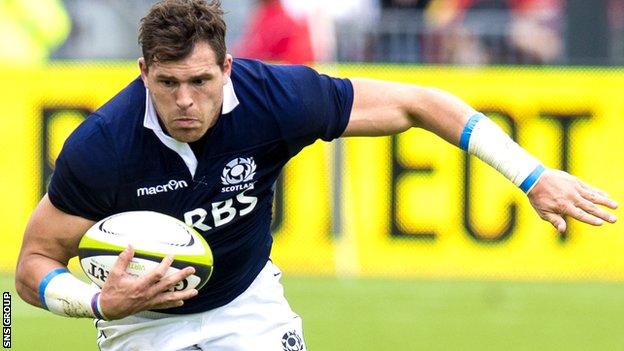 Sean Lamont played in two summer Tests under head coach Vern Cotter