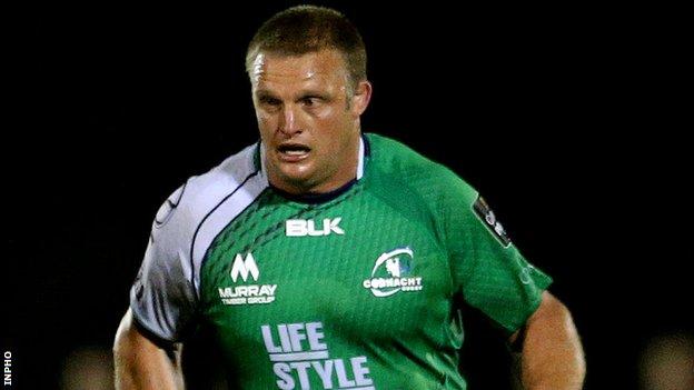 Nathan White in line for Ireland debut against South Africa - BBC Sport