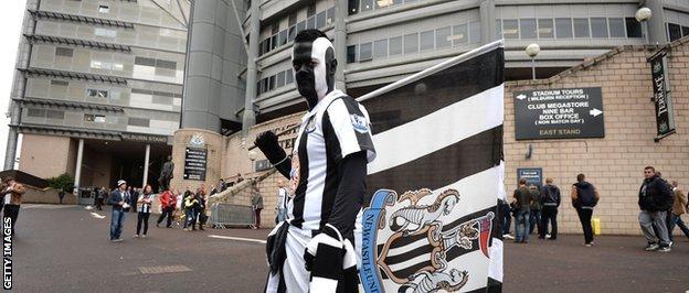A Newcastle United fan