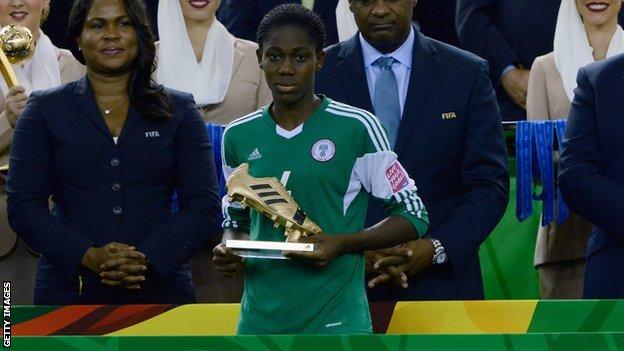 Nigeria striker Asisat Oshoala