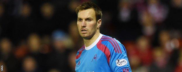 Aberdeen goalkeeper Scott Brown