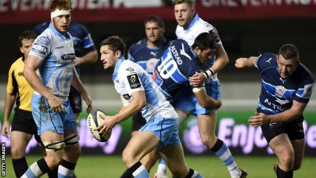 Glasgow Warriors defeated Montpellier at the Altrad Stadium
