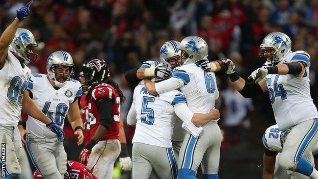 atlanta falcons at detroit lions