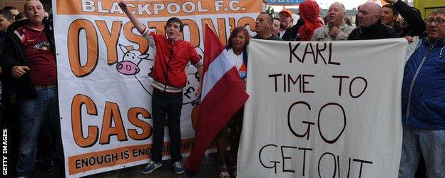 Blackpool fans