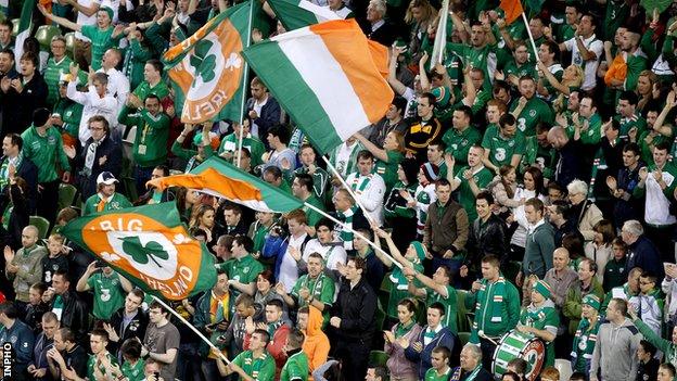 Republic of Ireland fans