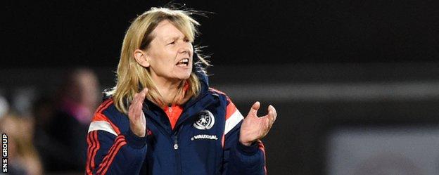 Scotland head coach Anna Signeul