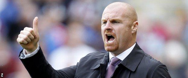 Burnley manager Sean Dyche