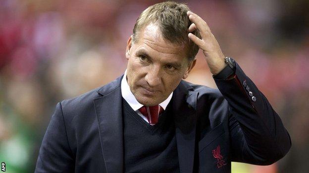 Liverpool manager Brendan Rodgers