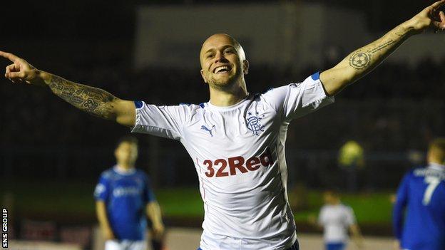 Nicky Law opened the scoring for Rangers