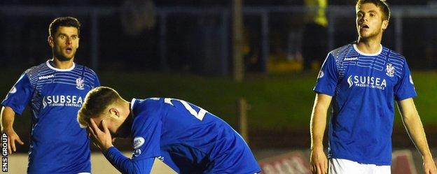 Cowdenbeath's Kyle Miller diverted the ball into his own net
