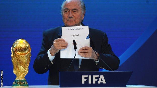 Fifa president Sepp Blatter