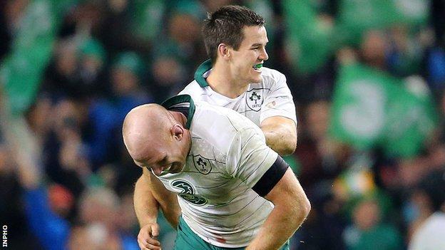 Jonathan Sexton was the orchestrator of Ireland's surprise win over the Springboks