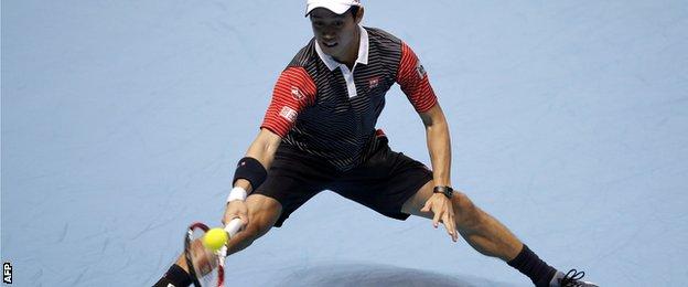 Kei Nishikori v Roger Federer
