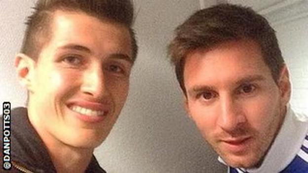 Dan Potts meets Lionel Messi