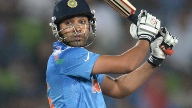 Rohit Sharma: India batsman hits 264, the highest ODI score - BBC Sport