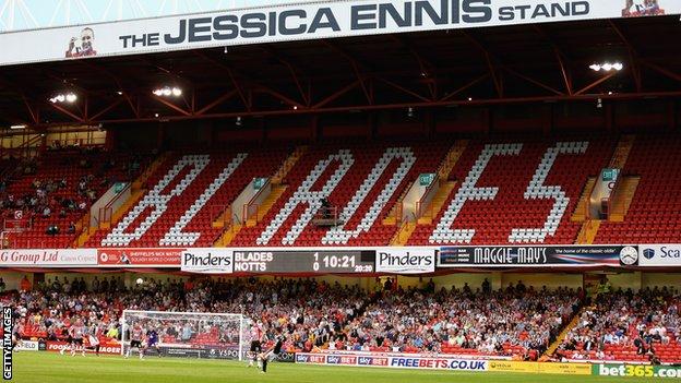 Sheffield United stand