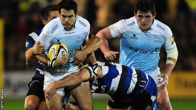 Newcastle Falcons competed against Bath but lost