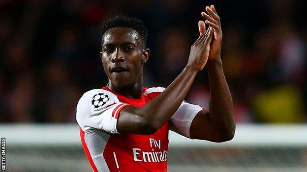 Arsenal striker Danny Welbeck