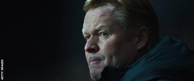 Southampton manager Ronald Koeman