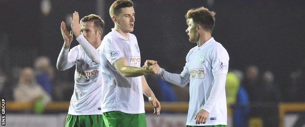 Hibernian were beaten Scottish Cup finalists in 2012 and 2013