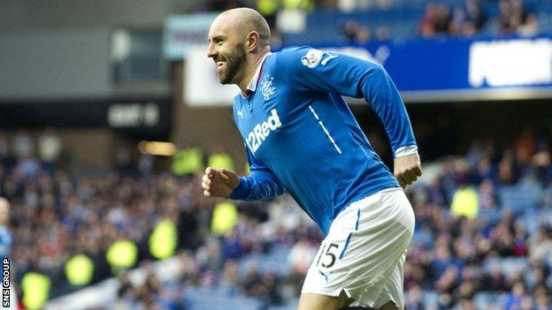 Kris Boyd scored his ninth goal of the season in a comfortable Rangers victory