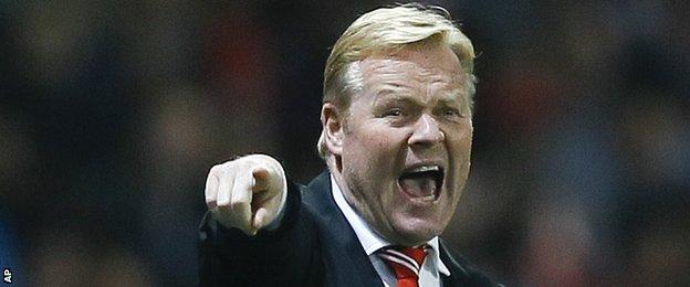 Southampton manager Ronald Koeman