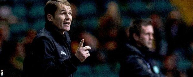 Partick Thistle manager Alan Archibald