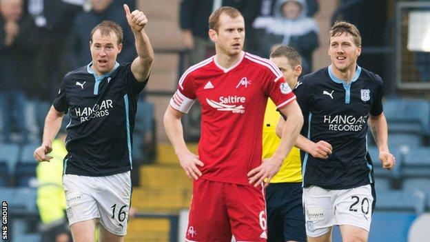 Dundee kicked off the Scottish Cup fourth round with a 2-1 win over Aberdeen