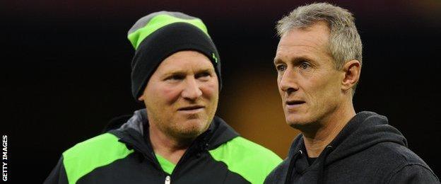 Neil Jenkins (left) and Robert Howley