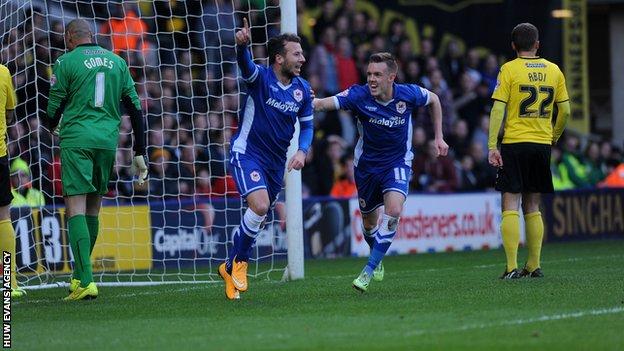 Cardiff City are coming off the back of a 1-0 win at Watford
