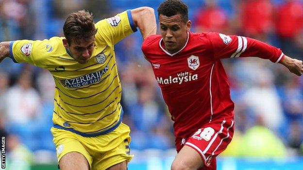 Cardiff City have won only two of the seven matches Ravel Morrison (R) has played for them