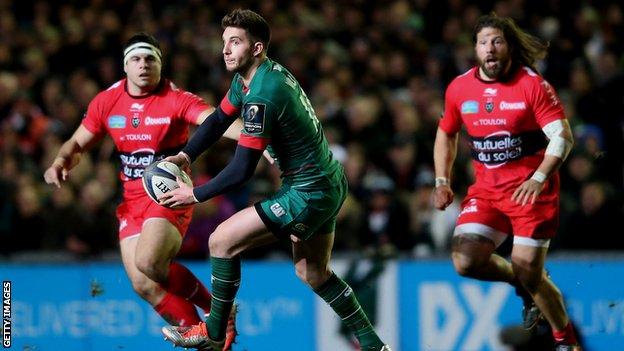 Owen Williams scored 20 points for Leicester in their Euro win over Toulon