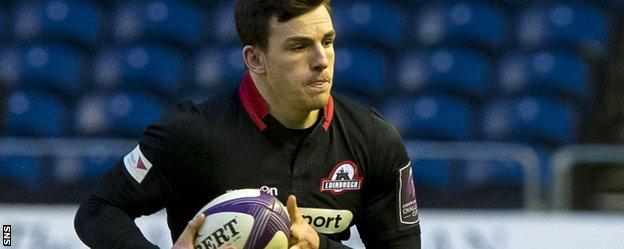 Edinburgh fly-half Matt Scott