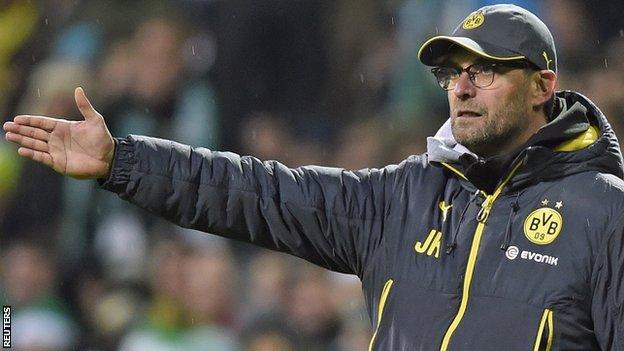 Borussia Dortmund manager Jurgen Klopp