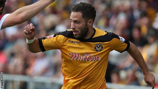 Robbie Willmott joined Newport County from Cambridge United in January 2013