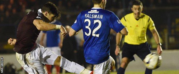 Callum Paterson cracked in a stunning volley midway through the second half