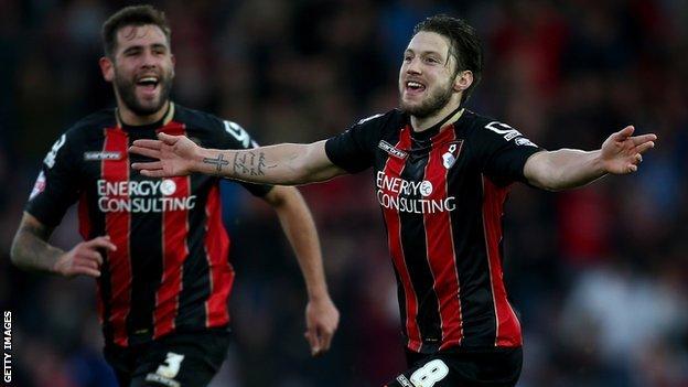 Harry Arter scores for Bournemouth