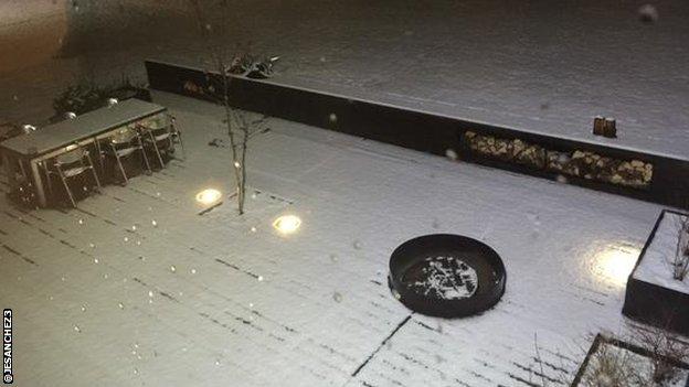 Jose Enrique snow tweet