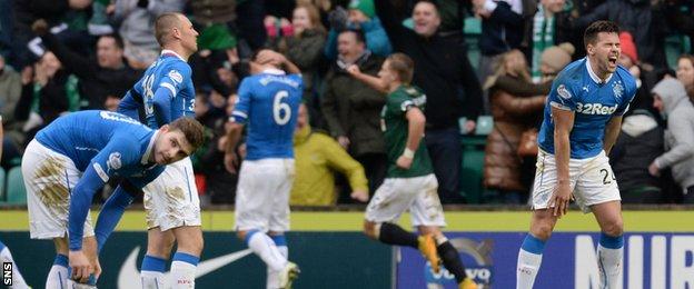Rangers suffer at Easter Road