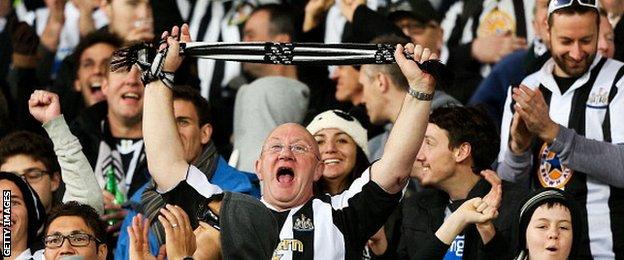 Newcastle United fans