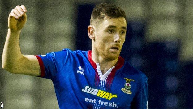 Inverness Caledonian Thistle midfielder Greg Tansey