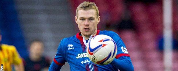 Inverness Caledonian Thistle striker Billy McKay