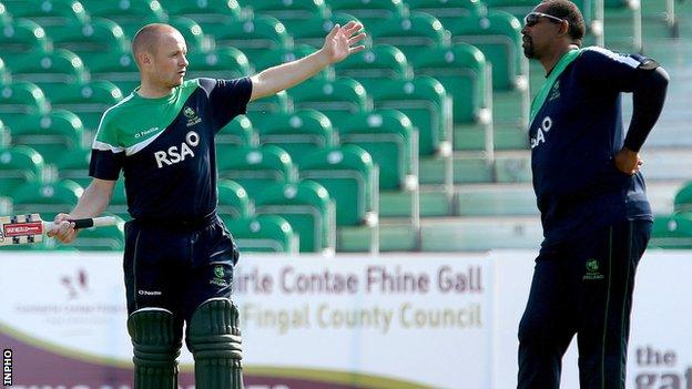 William Porterfield will lead the Ireland team coached by Phil Simmons