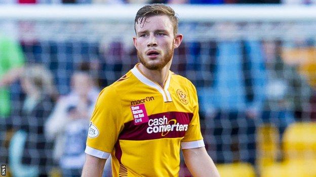 O'Brien has made 14 appearances since joining Motherwell on-loan.