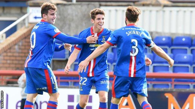 Inverness beat St Johnstone 2-1 at the Caledonian Stadium in September