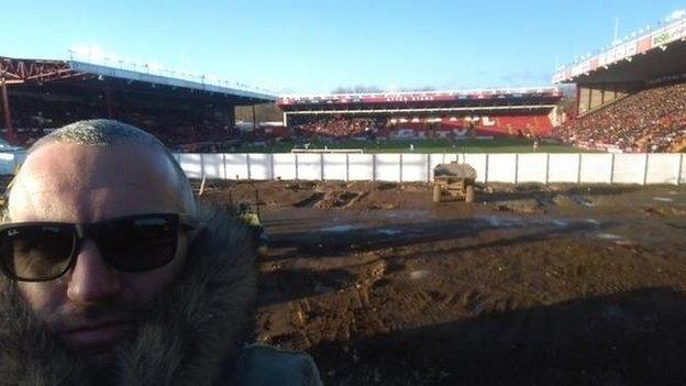 Bristol City fan Ben Swift