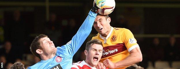 Hamilton Accies goalkeeper Michael McGovern