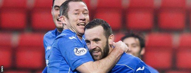 St Johnstone forward James McFadden